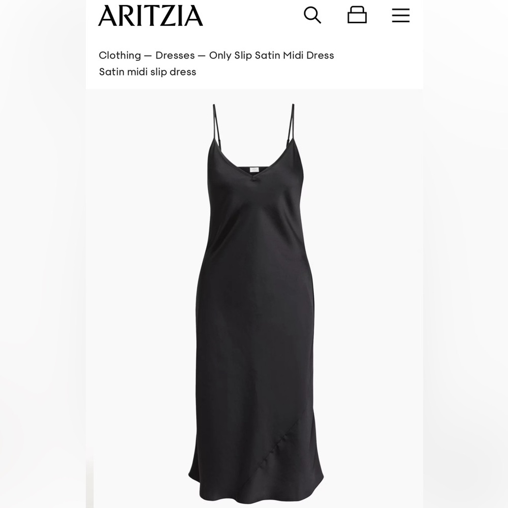 aritzia slip dress
